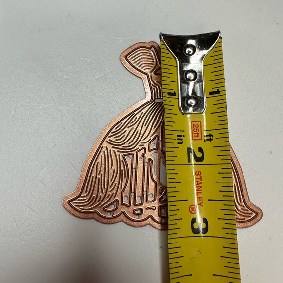 Inspire By Spellbinders Caged Dress Bronze Die IN001 Cut Emboss Stencil - Picture 5 of 8